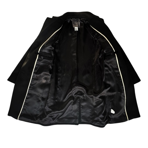 J Crew Nello Gori Wool Peacoat in Black | PETITE 2 - Picture 7 of 10